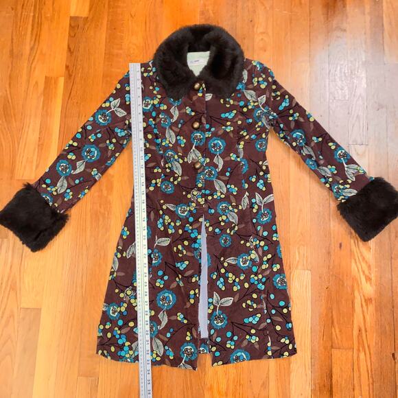 Vintage Velvet Floral Penny Lane Coat - Picture 5 of 10
